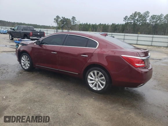 2016 Buick LaCrosse Leather with VIN 1G4GB5G35GF119168, listed as a Copart auction lot 61583625 with Not provided miles and Salvage title. Bid and sale history available at DreamBid. Image 2.