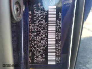 2019 Lexus ES with VIN 58ABZ1B14KU006555, listed as a Copart auction lot 48803865 with 81,739 mi miles and Salvage Title. Bid and sale history available at carsss.com. Image 15.