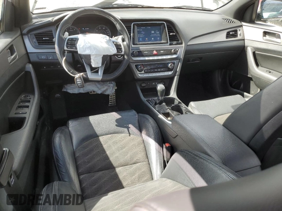 2018 Hyundai Sonata Sport Plus with VIN 5NPE34AF8JH715717, listed as a Copart auction lot 50510395 with 65,931 mi miles and Salvage Title. Bid and sale history available at DreamBid. Image 8.