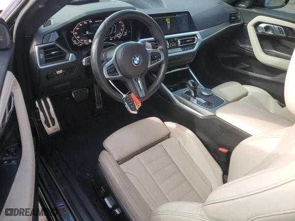 2022 BMW 2 Series M240i xDrive with VIN 3MW53CM0XN8C61591, listed as a Copart auction lot 45224845 with 24,015 mi miles and Salvage Title. Bid and sale history available at carsss.com. Image 8.