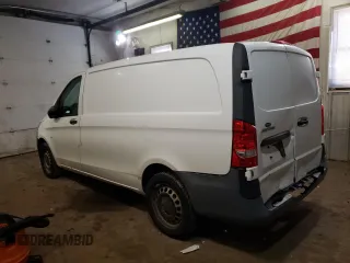 2017 Mercedes-Benz Metris Cargo with VIN WD3PG2EA6H3215443, listed as a Copart auction lot 48346215 with 160,756 mi miles and Salvage Title. Bid and sale history available at carsss.com. Image 2.