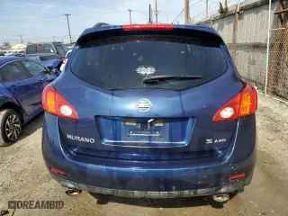 2009 Nissan Murano LE with VIN JN8AZ18W19W105427, listed as a Copart auction lot 45677415 with 177,682 mi miles and Salvage Title. Bid and sale history available at carsss.com. Image 6.