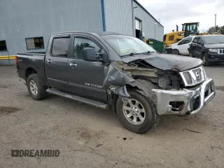 2007 Nissan Titan SE with VIN 1N6AA07B87N201924, listed as a Copart auction lot 60361425 with 167,659 mi miles and Salvage title. Bid and sale history available at DreamBid. Image 4.