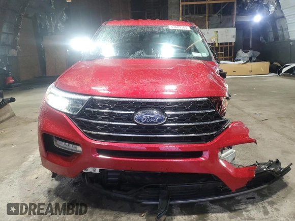2023 Ford Explorer XLT with VIN 1FMSK8DH0PGB07760, listed as a Copart auction lot 51689185 with 16,742 mi miles and Salvage Title. Bid and sale history available at carsss.com. Image 5.