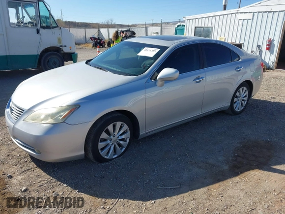 2007 Lexus ES with VIN JTHBJ46GX72144136, listed as a IAAI auction lot 42031389 with 169,111 mi miles. Bid and sale history available at carsss.com. Image 2.