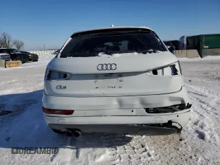 2018 Audi Q3 Premium with VIN WA1BCCFS0JR014031, listed as a Copart auction lot 87606595 with 52,690 mi miles and Salvage title. Bid and sale history available at DreamBid. Image 6.