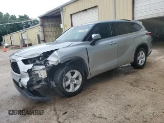 2021 Toyota Highlander L z VIN 5TDZZRAH4MS522381, wystawiony jako Copart lot #58946525 z przebiegiem 129 694 mil mil oraz Czysty tytuł • Clean title. Historia ofert i sprzedaży dostępna na DreamBid. Obrazek 1.