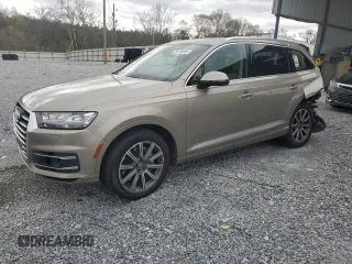 2017 Audi Q7 Premium Plus with VIN WA1LAAF72HD050062, listed as a Copart auction lot 50150045 with 117,846 mi miles and Salvage Title. Bid and sale history available at DreamBid. Image 1.