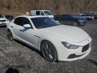 2017 Maserati Ghibli z VIN ZAM57XSA5H1216203, wystawiony jako Copart lot #51991055 z przebiegiem 70 203 mil mil oraz Szkody całkowita. Historia ofert i sprzedaży dostępna na DreamBid. Obrazek 4.