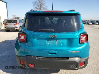 2022 Jeep Renegade Trailhawk with VIN ZACNJDC19NPN67837, listed as a Copart auction lot 48303205 with 16,855 mi miles and Salvage Title. Bid and sale history available at DreamBid. Image 6.