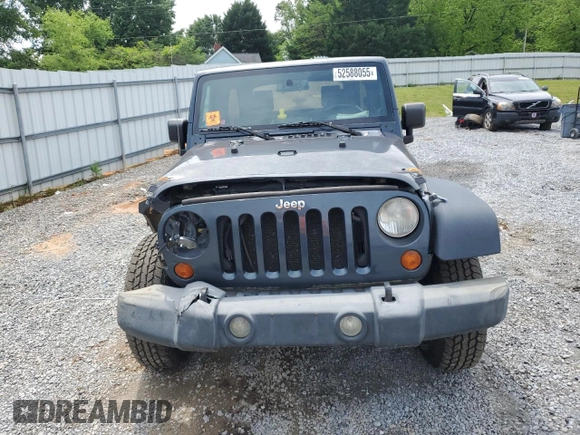 2007 Jeep Wrangler Unlimited X with VIN 1J4GA39117L119395, listed as a Copart auction lot 52588055 with 160,335 mi miles and Salvage title. Bid and sale history available at DreamBid. Image 5.