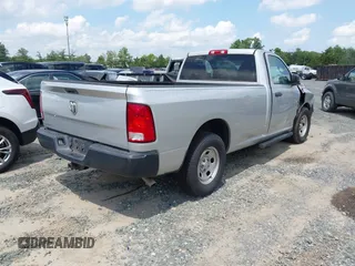 2018 Ram 1500 Tradesman with VIN 3C6JR6DG8JG129127, listed as a IAAI auction lot 42540299 with 117,414 mi miles and . Bid and sale history available at DreamBid. Image 4.