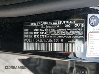 2014 Mercedes-Benz E-Class E 350 Sport with VIN WDDHF5KB7EA861258, listed as a Copart auction lot 55046435 with 172,066 mi miles and Salvage Title. Bid and sale history available at carsss.com. Image 13.
