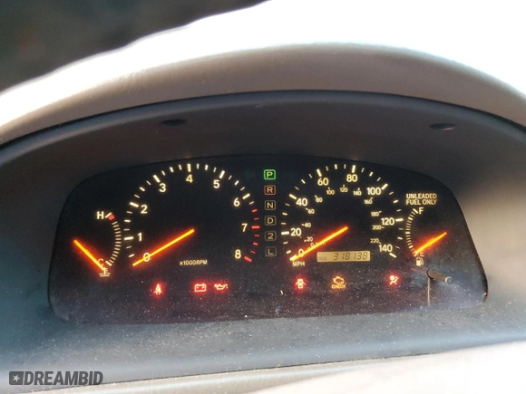 1997 Lexus ES 300 Luxury Sport Sdn with VIN JT8BF22G7V5003631, listed as a Copart auction lot 75107744 with 318,138 mi miles and Salvage Title. Bid and sale history available at carsss.com. Image 9.