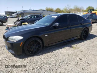 2012 BMW 5 Series 550i with VIN WBAFR9C50CDV58386, listed as a Copart auction lot 51982405 with 101,214 mi miles and Clean Title. Bid and sale history available at carsss.com. Image 1.