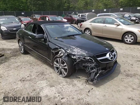 2015 Mercedes-Benz E 400 with VIN WDDKK6FFXFF295735, listed as a Copart auction lot 52134483 with 36,835 mi miles and Salvage title. Bid and sale history available at DreamBid. Image 10.