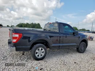 2022 Ford F-150 XL with VIN 1FTMF1C59NKF26135, listed as a Copart auction lot 60034745 with 57,430 mi miles and Salvage title. Bid and sale history available at DreamBid. Image 3.