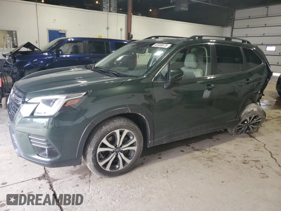 2022 Subaru Forester Limited with VIN JF2SKAPC8NH443466, listed as a Copart auction lot 65988675 with 23,330 mi miles and Salvage title. Bid and sale history available at DreamBid. Image 1.