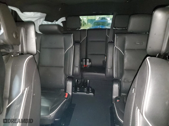 2021 Cadillac Escalade Premium Luxury with VIN 1GYS4BKL7MR311565, listed as a Copart auction lot 86822944 with 56,028 mi miles and Salvage Title. Bid and sale history available at carsss.com. Image 10.