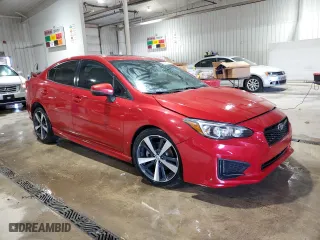 2017 Subaru Impreza Sport with VIN 4S3GKAM69H3605402, listed as a Copart auction lot 47964745 with 103,066 mi miles and Salvage Title. Bid and sale history available at carsss.com. Image 4.