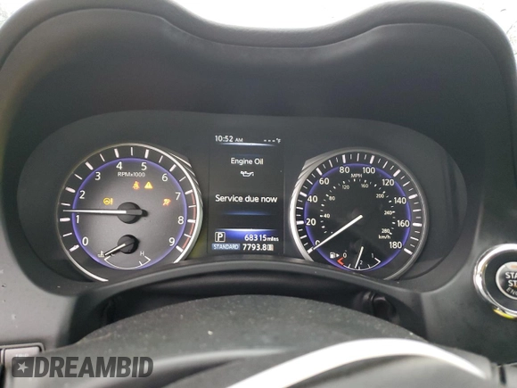 2017 Infiniti Q50 Red Sport 400 with VIN JN1FV7AR6HM870313, listed as a Copart auction lot 83214104 with 68,315 mi miles and Salvage Title. Bid and sale history available at carsss.com. Image 9.