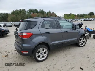 2021 Ford EcoSport SE z VIN MAJ6S3GL1MC400164, wystawiony jako Copart lot #55053875 z przebiegiem 32 498 mil mil oraz Szkoda całkowita • Salvage title. Historia ofert i sprzedaży dostępna na DreamBid. Obrazek 3.