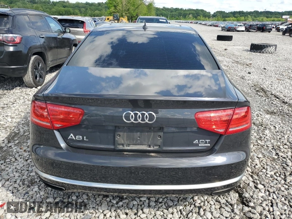 2014 Audi A8 4.0T с VIN WAUR2AFDXEN011628, выставлен на аукционе Copart как лот 55423285 с пробегом 94 681 миль миль и Списание • Salvage title. История ставок и продаж доступна на DreamBid. Изображение 6.