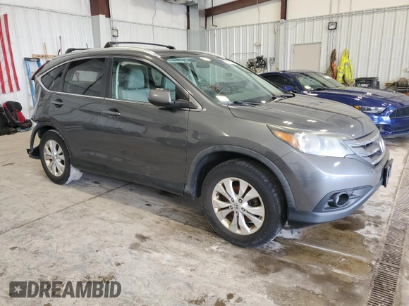 2012 Honda CR-V EX-L with VIN 5J6RM4H77CL031604, listed as a Copart auction lot 51691825 with 179,951 mi miles and Non repairable. Bid and sale history available at DreamBid. Image 4.