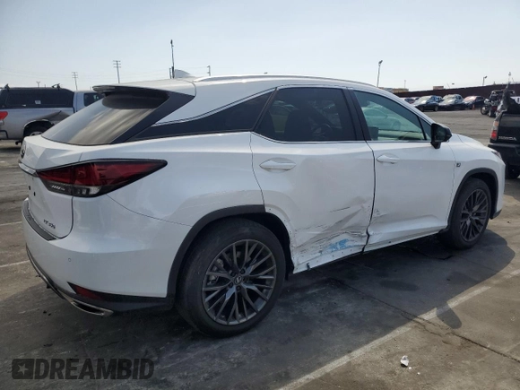 2020 Lexus RX 350 F Sport Performance with VIN 2T2YZMDA4LC234425, listed as a Copart auction lot 50831835 with 20,083 mi miles and Salvage title. Bid and sale history available at DreamBid. Image 3.