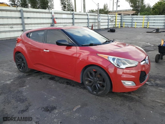 2012 Hyundai Veloster w/Gray Int with VIN KMHTC6AD1CU031906, listed as a Copart auction lot 51087415 with 109,504 mi miles and Clean Title. Bid and sale history available at carsss.com. Image 4.