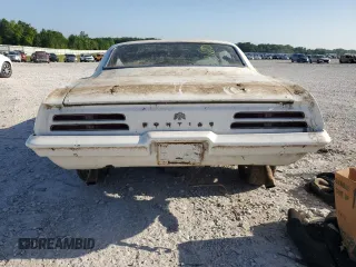 1969 Pontiac Firebird with VIN 223379U134459, listed as a Copart auction lot 60249995 with Not provided miles and Clean title. Bid and sale history available at DreamBid. Image 6.