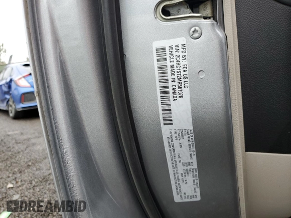 2021 Chrysler Pacifica Hybrid Limited z VIN 2C4RC1S72MR567076, wystawiony jako Copart lot #48532395 z przebiegiem 60 412 mil mil oraz Szkoda całkowita • Salvage title. Historia ofert i sprzedaży dostępna na DreamBid. Obrazek 14.