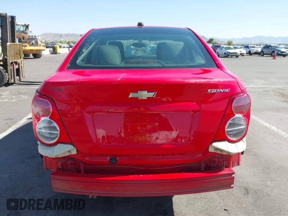 2016 Chevrolet Sonic LS with VIN 1G1JA5SH6G4105932, listed as a IAAI auction lot 35487736 with 91,467 mi miles and . Bid and sale history available at DreamBid. Image 17.