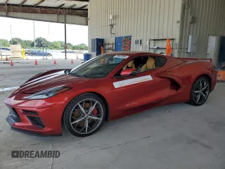 2021 Chevrolet Corvette 3LT with VIN 1G1YC2D43M5124610, listed as a Copart auction lot 79023594 with 0 mi miles and Salvage Title. Bid and sale history available at carsss.com. Image 1.