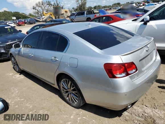 2008 Lexus GS 350 with VIN JTHCE96S280014374, listed as a Copart auction lot 73814724 with 0 mi miles and Salvage Title. Bid and sale history available at carsss.com. Image 2.