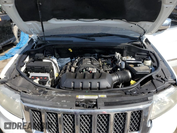 2013 Jeep Grand Cherokee Overland with VIN 1C4RJFCT7DC524585, listed as a Copart auction lot 48325145 with 142,308 mi miles and Clean Title. Bid and sale history available at carsss.com. Image 12.