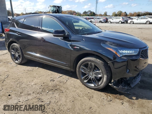 2023 Acura RDX w/A-Spec Package z VIN 5J8TC2H6XPL020632, wystawiony jako Copart lot #79442494 z przebiegiem 21 842 mil mil oraz Szkoda całkowita • Salvage title. Historia ofert i sprzedaży dostępna na DreamBid. Obrazek 4.