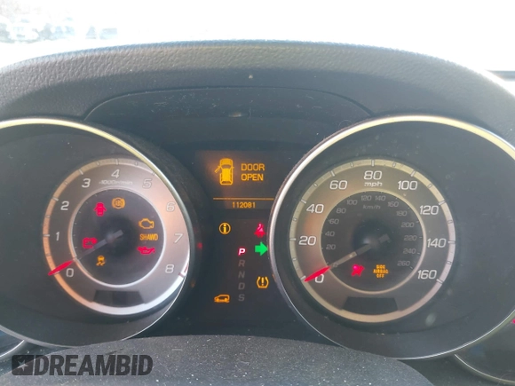 2013 Acura MDX Advance with VIN 2HNYD2H83DH519729, listed as a IAAI auction lot 41316162 with 112,081 mi miles and . Bid and sale history available at DreamBid. Image 7.
