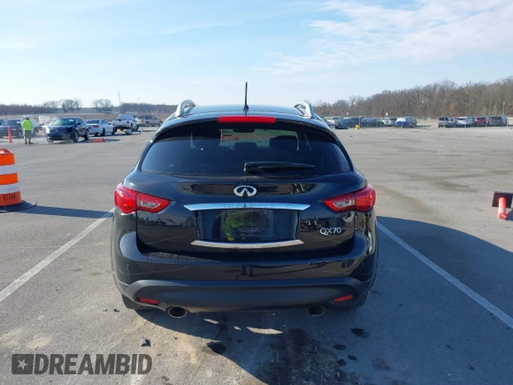 2016 Infiniti QX70 with VIN JN8CS1MW8GM750488, listed as a IAAI auction lot 41888277 with 146,484 mi miles and . Bid and sale history available at DreamBid. Image 16.
