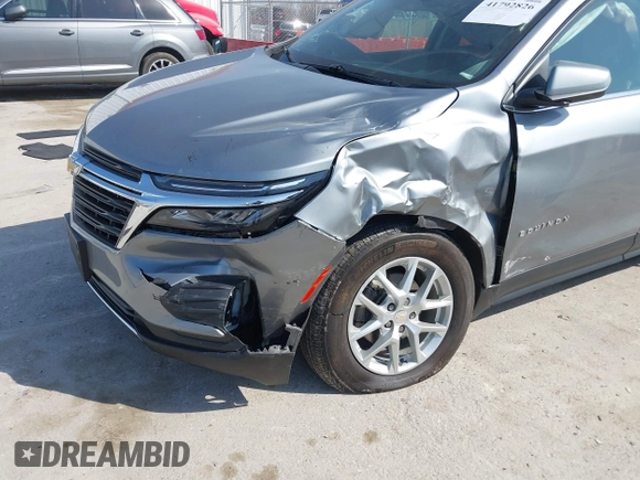 2023 Chevrolet Equinox LT with VIN 3GNAXKEG4PS197251, listed as a IAAI auction lot 41792826 with 37,079 mi miles and . Bid and sale history available at carsss.com. Image 6.