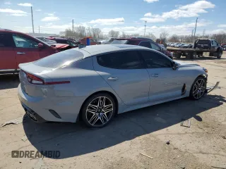 2022 Kia Stinger GT1 with VIN KNAE45LC0N6110593, listed as a Copart auction lot 52643315 with 42,181 mi miles and Clean Title. Bid and sale history available at DreamBid. Image 3.