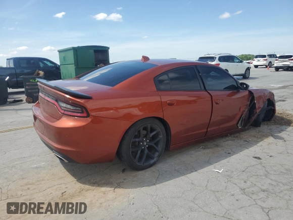 2020 Dodge Charger SXT z VIN 2C3CDXBGXLH195677, wystawiony jako Copart lot #54227195 z przebiegiem 34 336 mil mil oraz Szkoda całkowita • Salvage title. Historia ofert i sprzedaży dostępna na DreamBid. Obrazek 3.