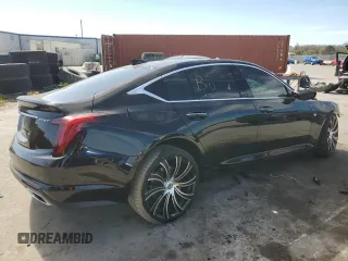2023 Cadillac CT5 Premium Luxury with VIN 1G6DN5RK0P0134086, listed as a Copart auction lot 47732345 with Not provided miles and Non repairable. Bid and sale history available at DreamBid. Image 3.