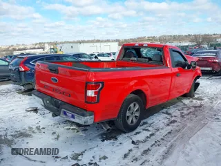 2018 Ford F-150 XL with VIN 1FTMF1CB2JKC47707, listed as a IAAI auction lot 41231081 with 120,804 mi miles. Bid and sale history available at carsss.com. Image 4.