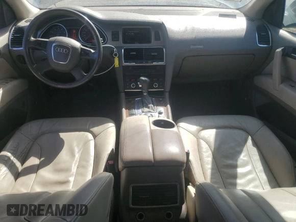 2007 Audi Q7 with VIN WA1AV74L97D047639, listed as a Copart auction lot 58095115 with 143,789 mi miles and Clean title. Bid and sale history available at DreamBid. Image 8.
