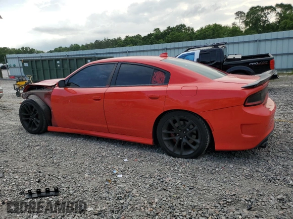 2020 Dodge Charger Scat Pack z VIN 2C3CDXGJ0LH121673, wystawiony jako Copart lot #54007845 z przebiegiem 73 071 mil mil oraz Szkoda całkowita • Salvage title. Historia ofert i sprzedaży dostępna na DreamBid. Obrazek 2.