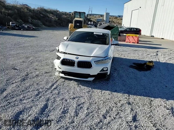 2020 BMW X2 xDrive28i with VIN WBXYJ1C09L5N87648, listed as a Copart auction lot 42029595 with 42,688 mi miles and Salvage Title. Bid and sale history available at carsss.com. Image 11.