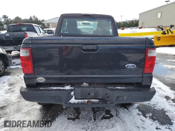2004 Ford Ranger XL with VIN 1FTYR10UX4PA69101, listed as a Copart auction lot 89079875 with 152,727 mi miles and Salvage Title. Bid and sale history available at carsss.com. Image 6.