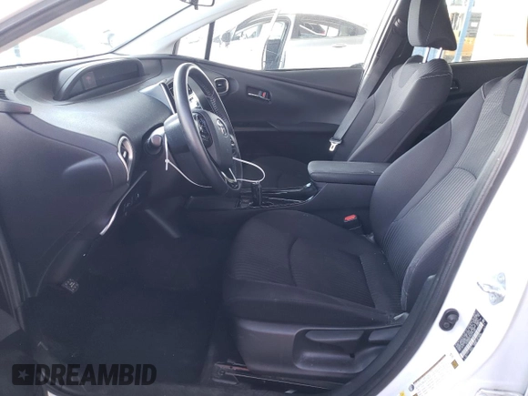 2022 Toyota Prius LE with VIN JTDKAMFP4N3197665, listed as a Copart auction lot 57339955 with 61,063 mi miles and Salvage title. Bid and sale history available at DreamBid. Image 7.