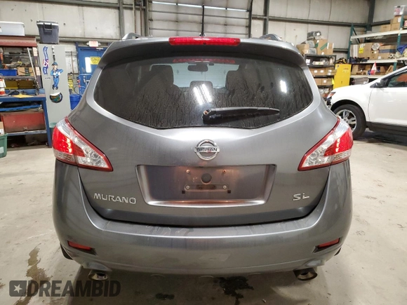 2013 Nissan Murano SV with VIN JN8AZ1MW4DW301943, listed as a Copart auction lot 53739505 with 145,437 mi miles and Clean Title. Bid and sale history available at carsss.com. Image 6.